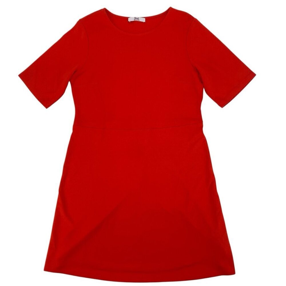 Find. Women’s Size XXL Half Sleeve Dress Jersey Knit Red Viscose Blend